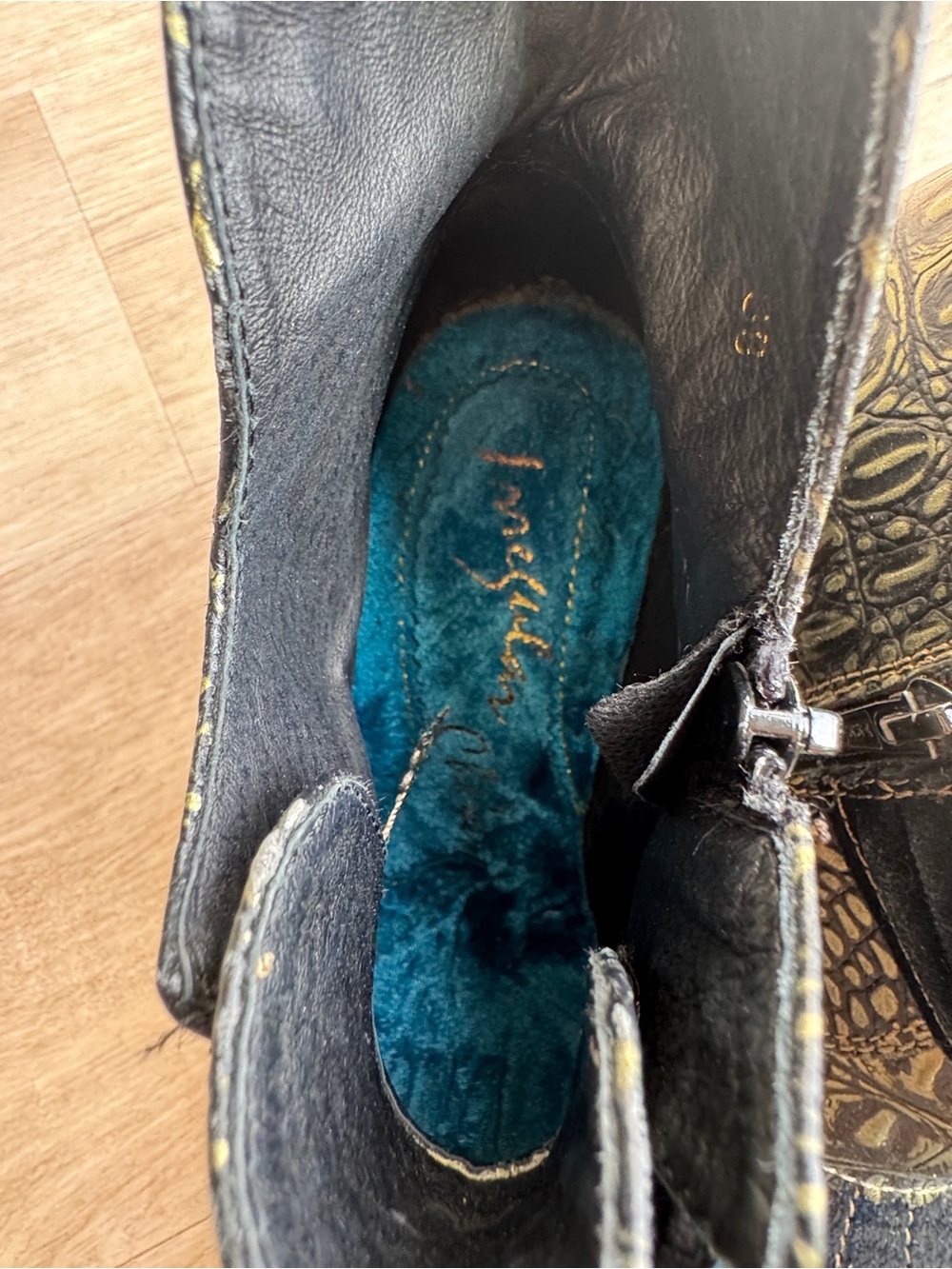 Irregular Choice Miaow Ankle Heeled Booties Black 38 WitchyCore Cat Lovers Witch - Picture 2 of 14